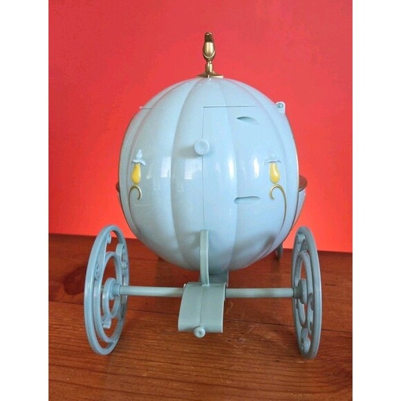 Disney Parks Cinderella's Carriage Popcorn Bucket Disney Souvenir Teal Green - Picture 4 of 7